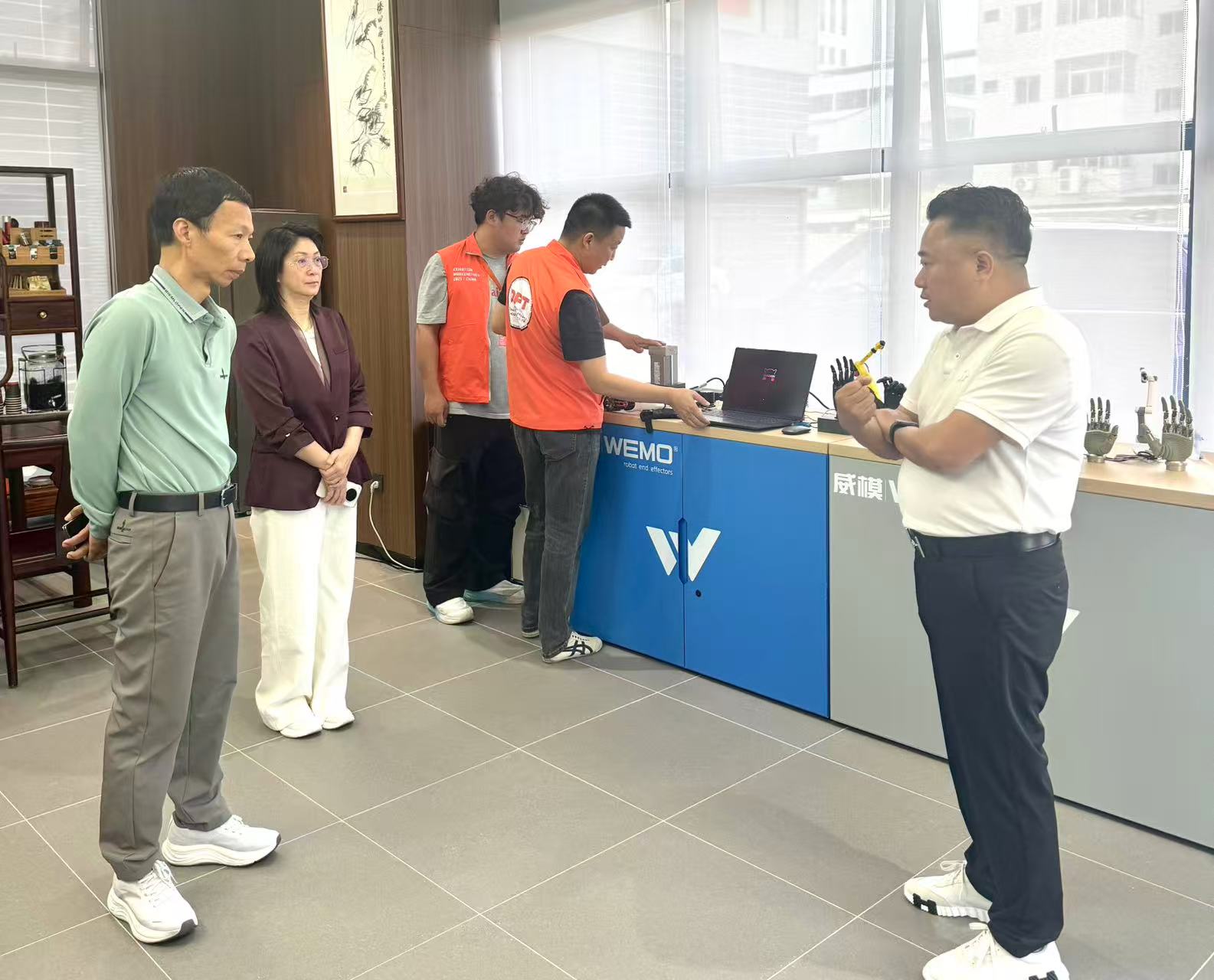 市残联赴澳普托机器人技术有限公司考察调研